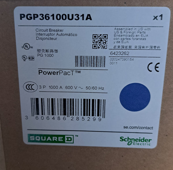 New Square D PGP36100U31A