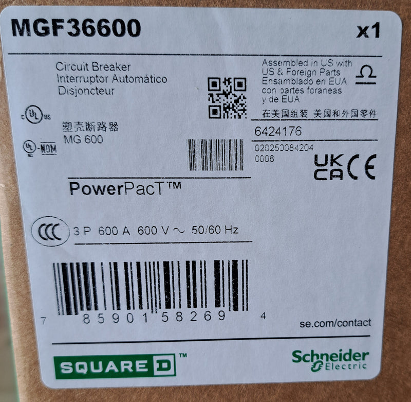 New Square D MGF36600