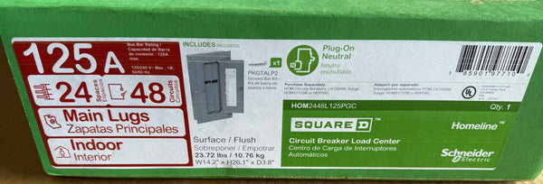 NEW SQUARE D CIRCUIT BREAKER LOAD CENTER