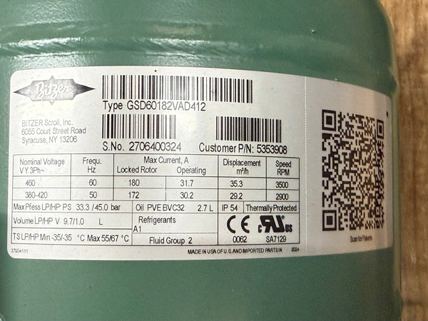 Bitzer Compressor (New)