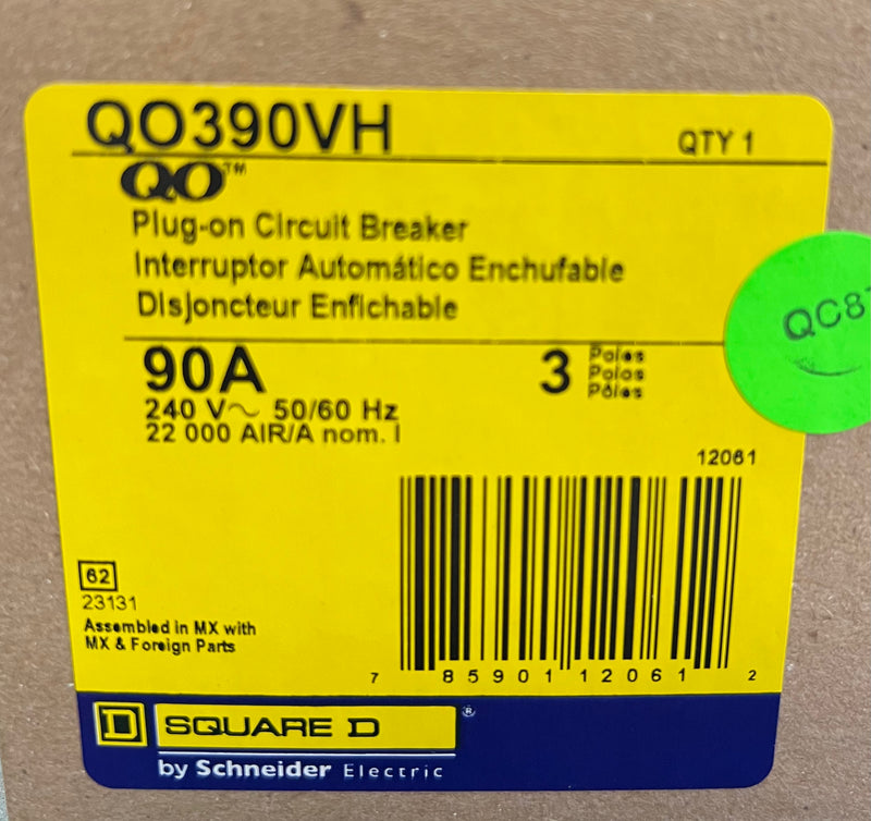 New Square D QO390VH