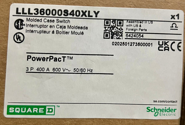 New Square D Molded Case Switch