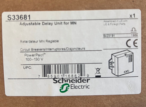 New Schneider Electric Adjustable Delay Unit for MN