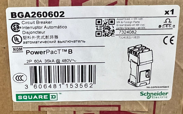 New Square D BGA260602