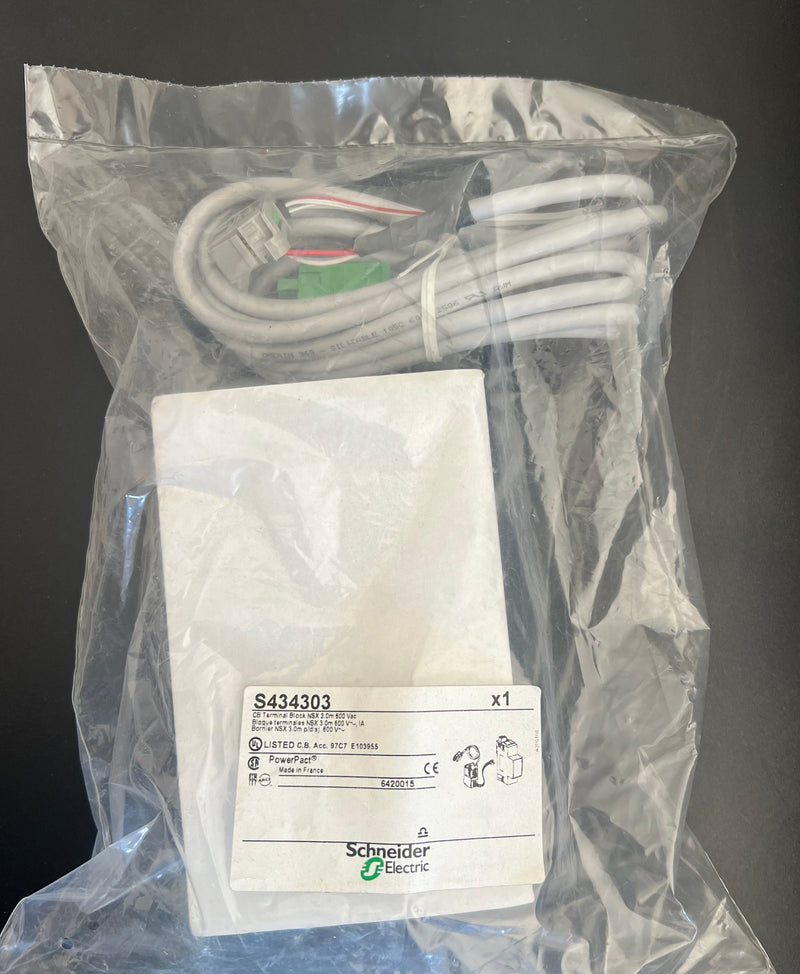 New Schneider Electric CBTerminal Block NSX 3.0mm 600 vac