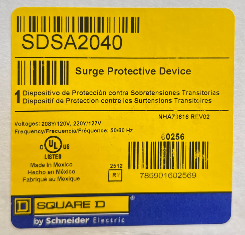 New Square D Surge Protective Device