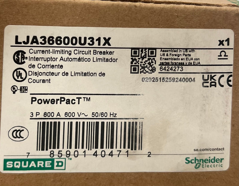 New Square D ILINE LJA36600U31X