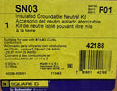 NEW Square D Inuslated Groundable Neutral Kit Series F01