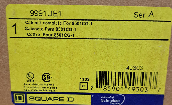 NEW Square D Nema 1 Universal Enclosure Class 9991 Type UE-1