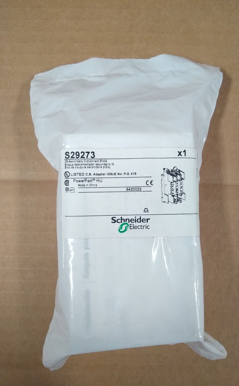 New Square D / Schneider Electric CB Secondary Disconnect Block